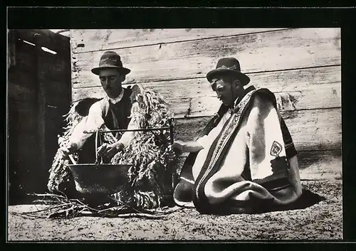 AK Bugac, Mittagessen der Pferdehirten