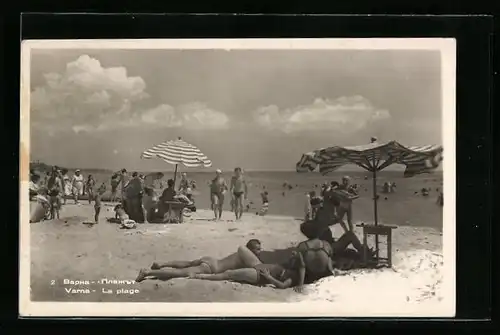 AK Varna, Partie am Badestrand