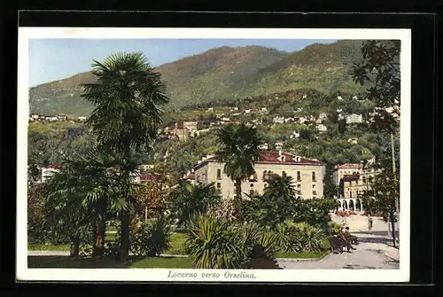 AK Locarno, Panorama verso Orselina