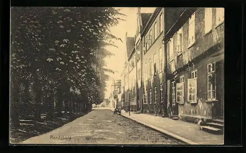 AK Rendsburg, Partie in der Prinzenstrasse