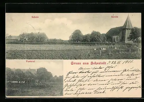 AK Sehestedt, Schule und Kirche, Pastorat