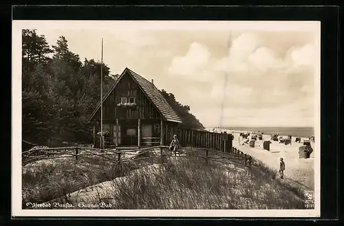 AK Bansin /Ostsee, Sauna-Bad am Strand