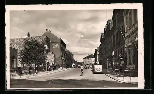 AK Rendsburg, Partie in der Bahnhofstrasse