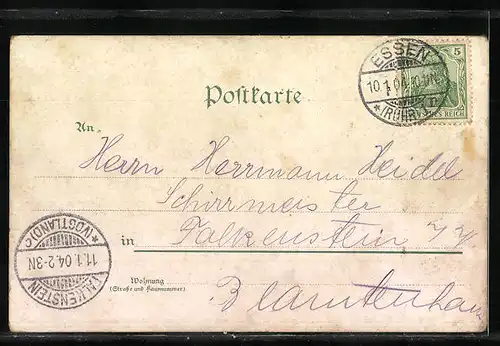 AK Essen /Ruhr, Gasthof Colosseum, Kaiser-Café, Äussere Ansicht