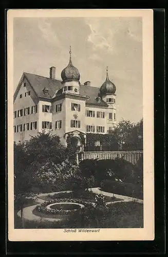 AK Wildenwart, Schloss Wildenwart mit Park