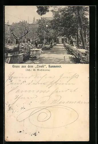 AK Hannover, Restaurant Tivoli, Gartenterrasse