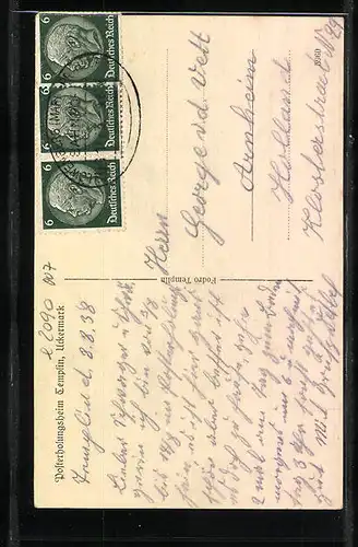 AK Templin /Uckermark, Posterholungsheim Haus Nr. 18