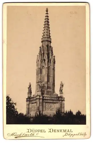 Fotografie Hackbarth, Düppelhöh, Ansicht Düppeler Schanze, Blick auf das Düppel Denkmal