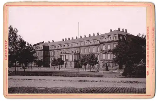 Fotografie Römmler & Jonas, Dresden, Ansicht Hannover, Partie am Königlichen Residenzschloss