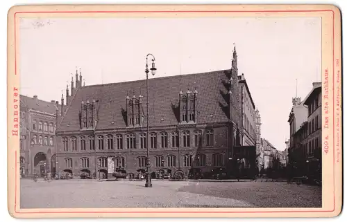 Fotografie Römmler & Jonas, Dresden, Ansicht Hannover, Vorplaz am alten Rathaus