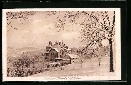 AK Bärenfels, KurhotelKaiserhof im Winter