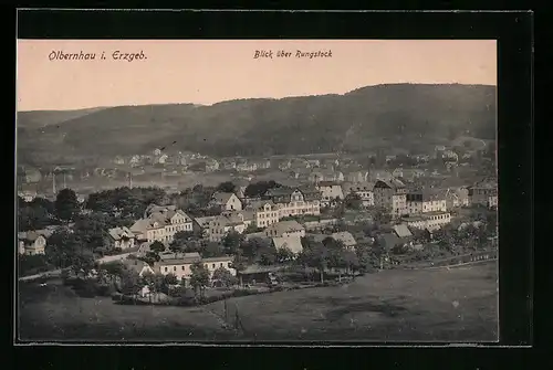 AK Olbernhau i. Erzgeb., Blick über Rungstock