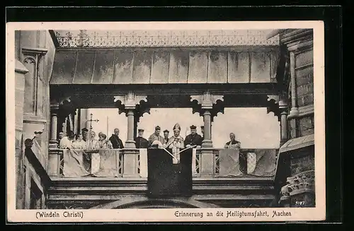 AK Aachen, Erinnerung an die Heiligtumsfahrt, Windeln Christi