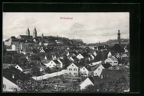 AK Freising, Blick über die Stadt