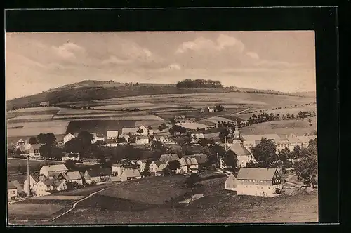 AK Seiffen i. Erzgeb, Ortsansicht mit Umgebung