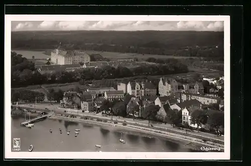 AK Schleswig, Teilansicht mit Schloss