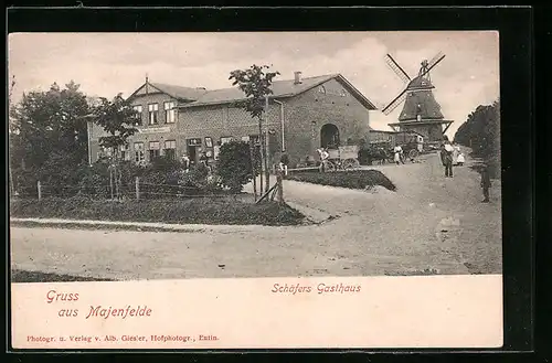 AK Majenfelde, Schäfers Gasthaus