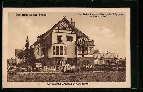 AK Duhnen bei Cuxhaven, Pension Das Haus in der Sonne