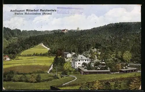 AK Hohenleuben b. Reuss, Ritterhof Gaststätte Reichenfels