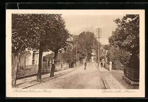 AK Hahnenklee i. Harz, Goslar`sche Strasse