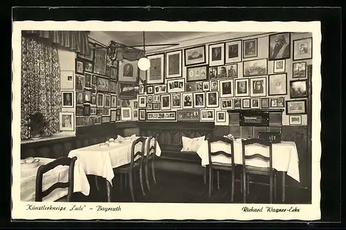 AK Bayreuth, Künstlerkneipe Eule, Richard-Wagner-Ecke