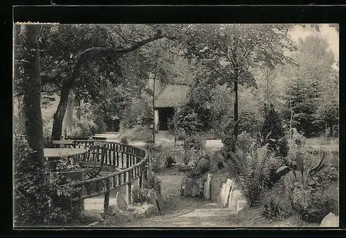 AK Hamburg-Poppenbüttel, Waldhotel W. Randel