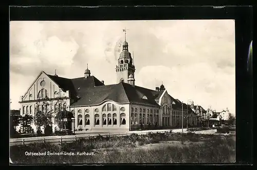 AK Swinemünde, Blick zum Kurhaus