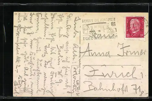 AK Swinemünde, Blick zum Kurhaus