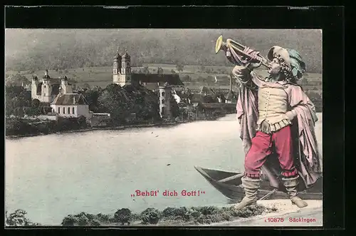 AK Behüt Dich Gott!, Trompeter von Säckingen
