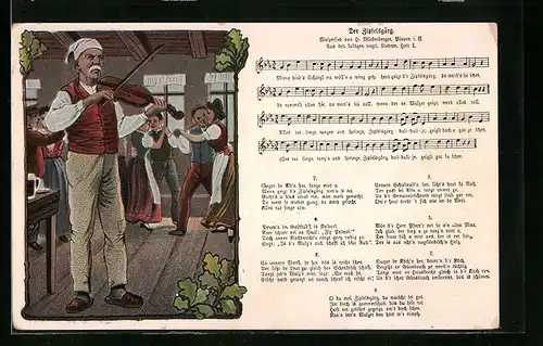 Lied-AK Hilmar Mückenberger: Der Zipfelgörg