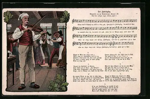 Lied-AK Hilmar Mückenberger: Der Zipfelgörg