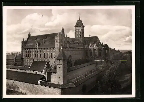 AK Marienburg, Südostansicht der Burg