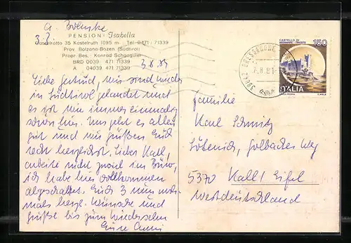 AK Castelrotto, Hotel-Pension Isabella