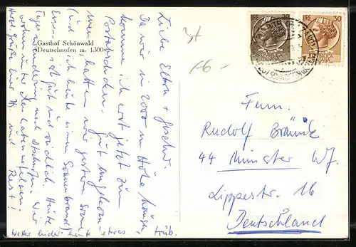 AK Deutschnofen, Gasthof Schönwald