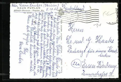 AK Meran-Obermais, Pension Haus Furlan