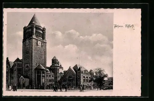 AK Posen, Schloss mit Schlossplatz