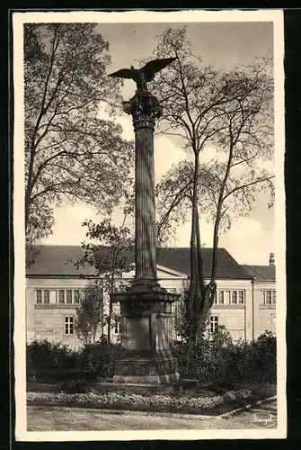 AK Sommerfeld /N. L., Kriegerdenkmal 1870/71