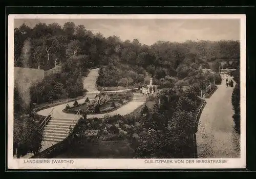 AK Landsberg, Quilitzpark von der Bergstrasse