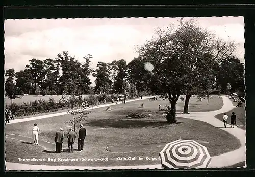 AK Bad Krozingen /Schwarzw., Klein-Golf im Kurpark