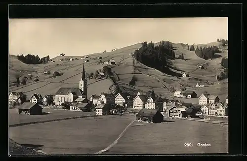 AK Gonten, Ortspartie mit Kirche