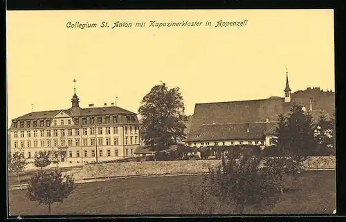 AK Appenzell, Collegium St. Anton mit Kapuzinerkloster