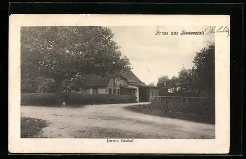 AK Rederstall / Tellingstedt, Blick auf Jensens Gasthof
