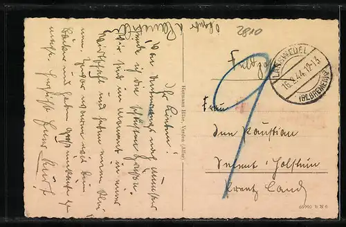 AK Verden /Aller, Partie in der Grossestrasse