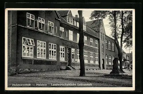 AK Hohenwestedt, Landwirtschaftliche Lehranstalt