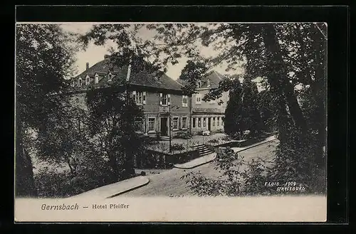 AK Gernsbach, Hotel Pfeiffer