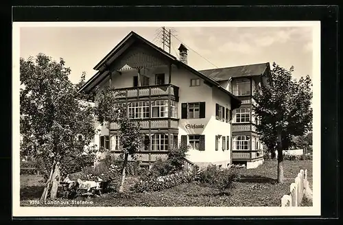 AK Oberstdorf im bayr. Allgäu, Pension Landhaus Stefanie