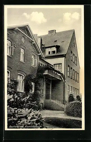 AK Aschendorf, Eingang des Krankenhauses