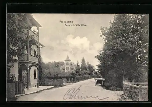 AK Freilassing, Partie mit Villa Möser