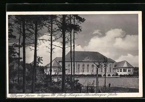 AK Bergen /Lüneburger Heide, Truppenübungsplatz, Offizier-Heim