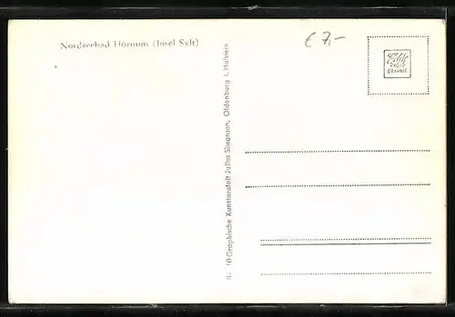 AK Hörnum, Strassenpartie